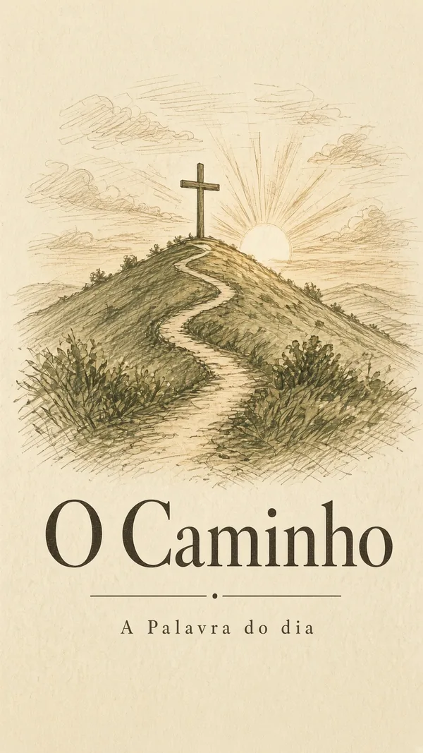 Tela de abertura do app O Caminho